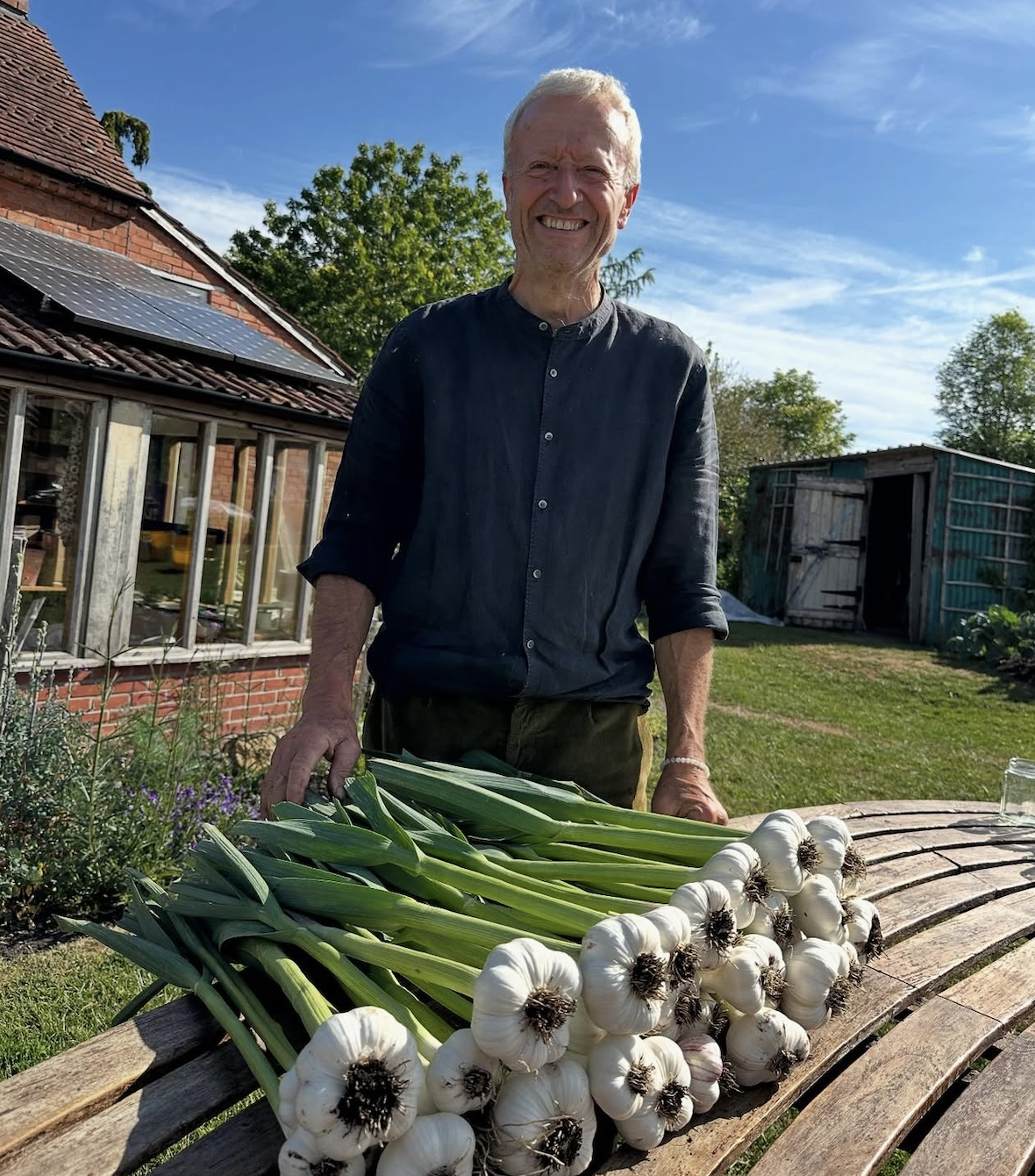 Charles with NO DIG sign